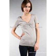 LADIES' CASHMERE V NECK TANK TOP